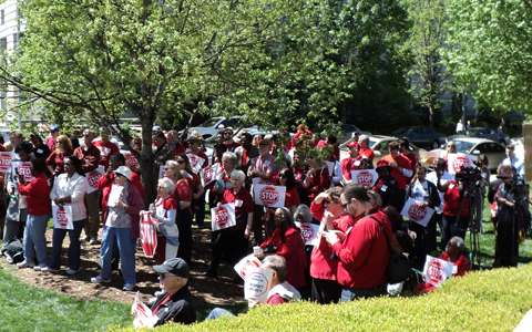 Advocates at Rally